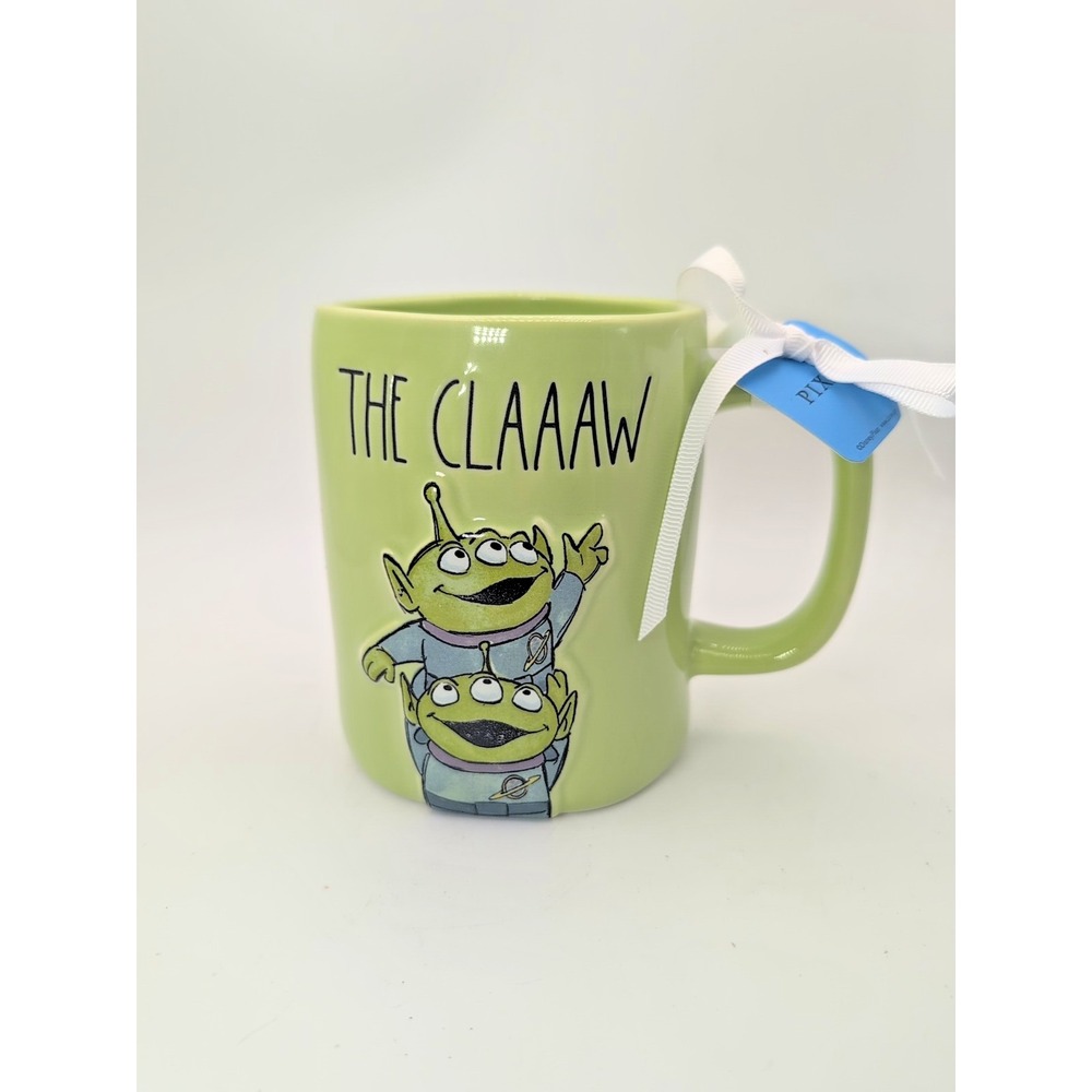 Rae Dunn Disney Pixar Toy Story ALIENS Coffee Mug "The Claw" NWT Green